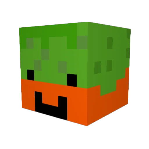 PceYikes Minecraft avatar head, 3D render