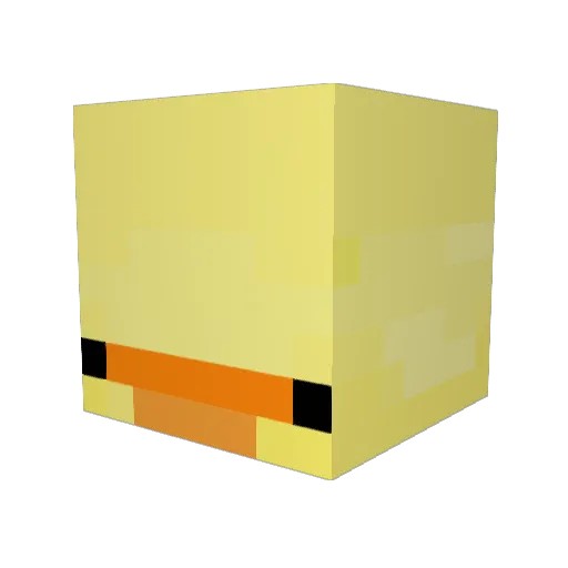 Pch0lk4 Minecraft avatar head, 3D render