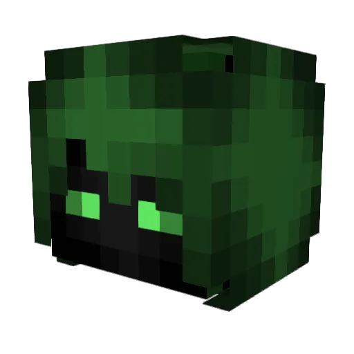 Pchelek Minecraft avatar head, 3D render