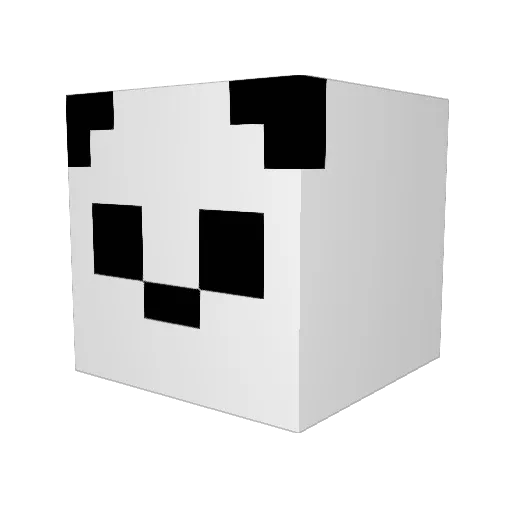Pd32265 Minecraft avatar head, 3D render