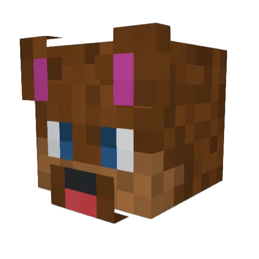 Pdawg_Mc Minecraft avatar head, 3D render