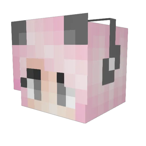 Pdizzel1999 Minecraft avatar head, 3D render