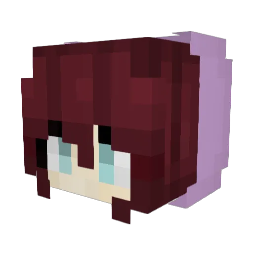 PdmChris Minecraft avatar head, 3D render
