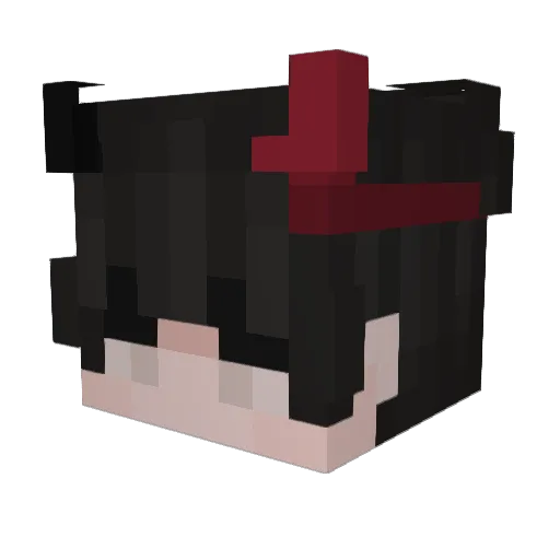 Pe4enik_c_kremom Minecraft avatar head, 3D render