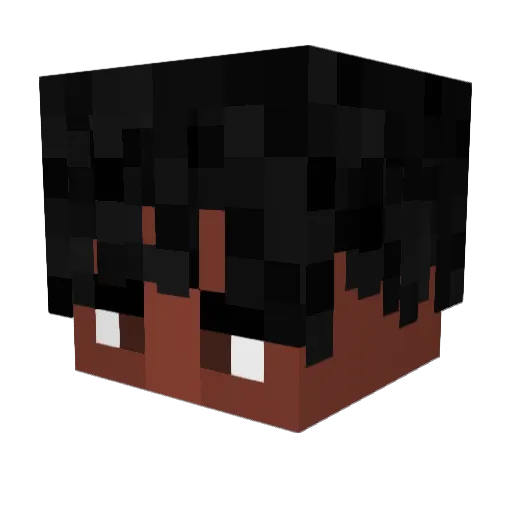 Pe7er8002 Minecraft avatar head, 3D render