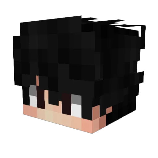 PeDroKaa_ Minecraft avatar head, 3D render