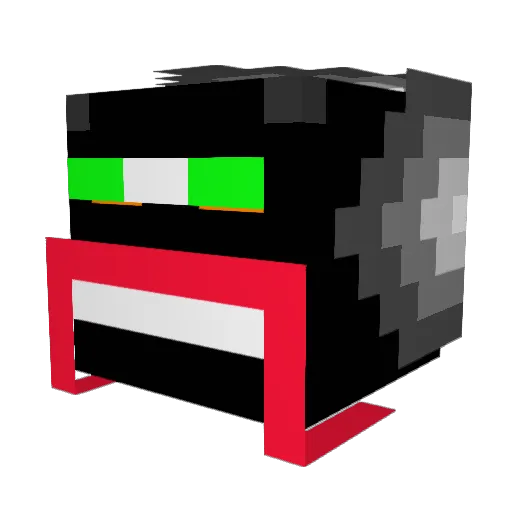 PeLoPo_98 Minecraft avatar head, 3D render