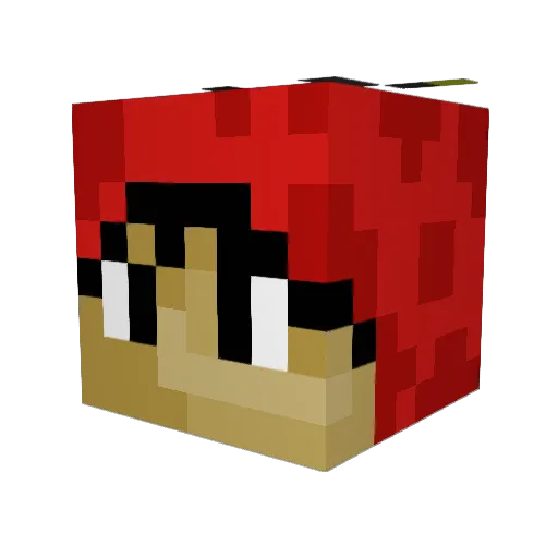 PePeruano1110 Minecraft avatar head, 3D render