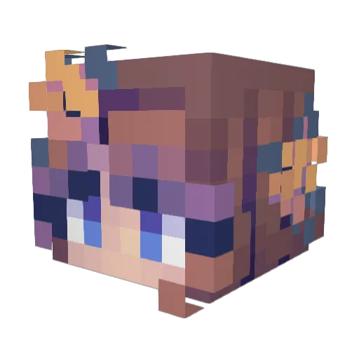 PePeyzz Minecraft avatar head, 3D render