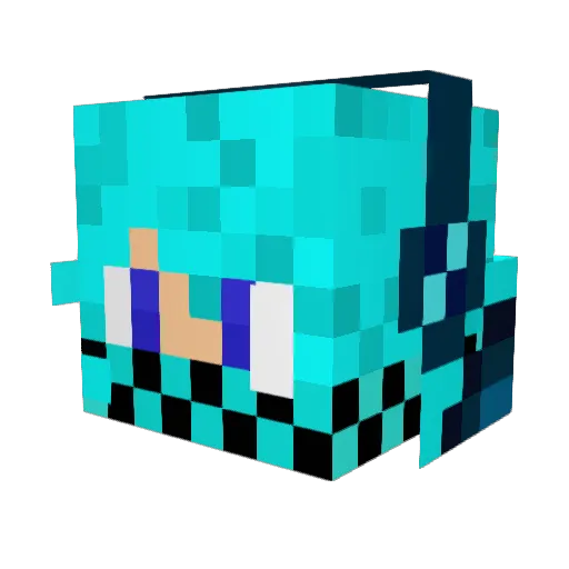 PeTrOvA999 Minecraft avatar head, 3D render