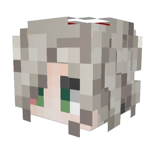 PeTzGoT Minecraft avatar head, 3D render