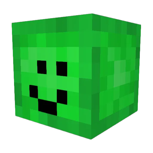 PeaTea_ Minecraft avatar head, 3D render