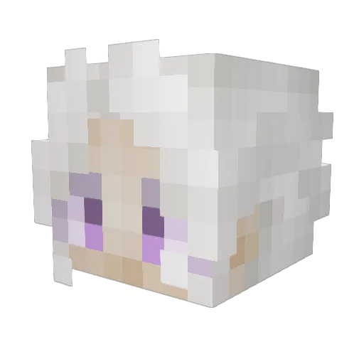 PeaceThruTyranny Minecraft avatar head, 3D render