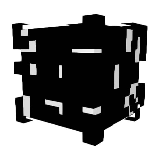 PeaceUnderworld Minecraft avatar head, 3D render