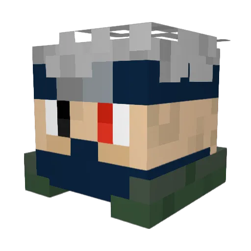 Peace_KeeperIV Minecraft avatar head, 3D render