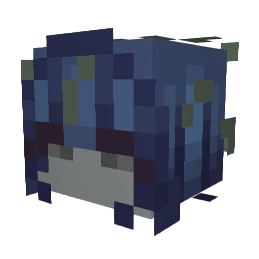 Peacearoundme Minecraft avatar head, 3D render