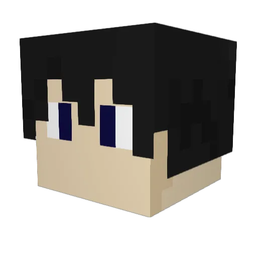Peacefulescape Minecraft avatar head, 3D render