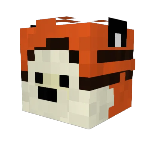 Peaceman101 Minecraft avatar head, 3D render