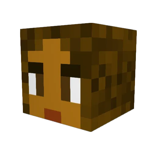 Peaceville2023 Minecraft avatar head, 3D render