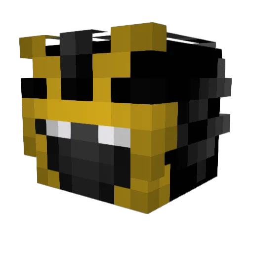 PeachDJ Minecraft avatar head, 3D render
