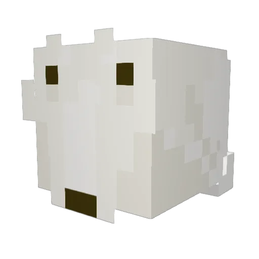 PeachDayss Minecraft avatar head, 3D render