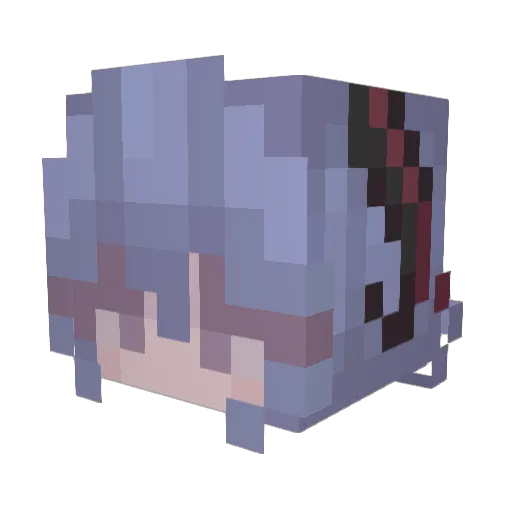 Peach_Juice_1 Minecraft avatar head, 3D render