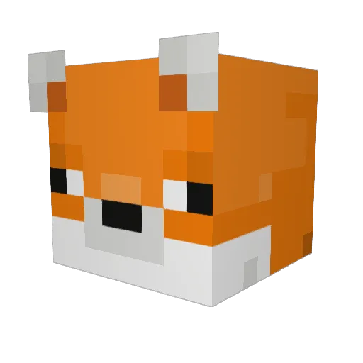 Peachesand_Cream Minecraft avatar head, 3D render