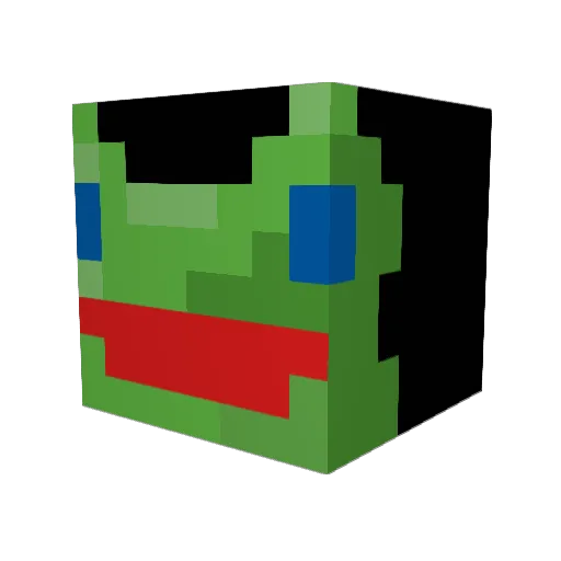 PeachiestKeeen Minecraft avatar head, 3D render
