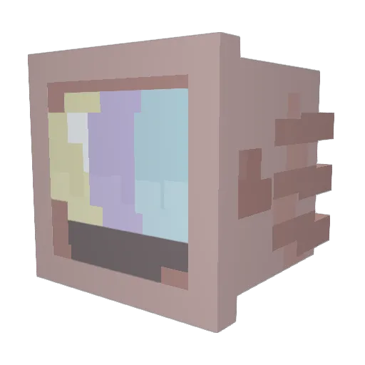 Peachutttt Minecraft avatar head, 3D render