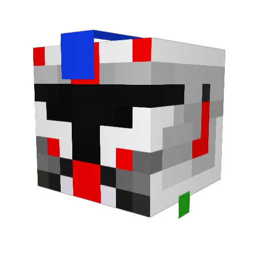Peachy_Boi39 Minecraft avatar head, 3D render
