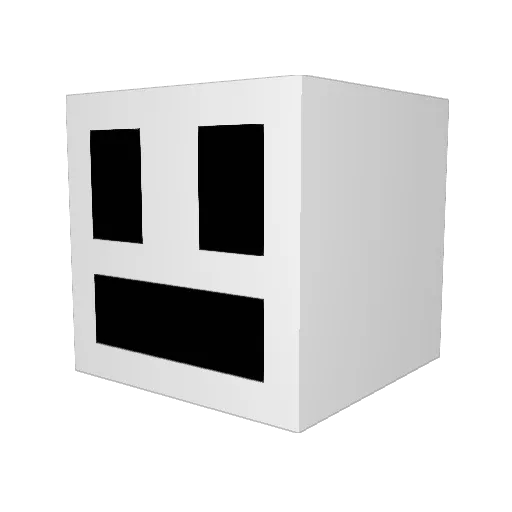 PeackOne_ Minecraft avatar head, 3D render