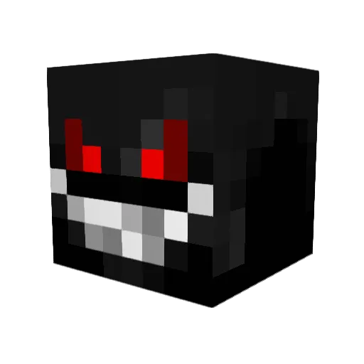 Peadza Minecraft avatar head, 3D render
