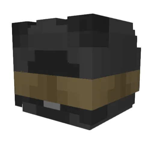 PeakPear Minecraft avatar head, 3D render