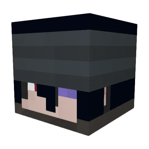 PeakWithME Minecraft avatar head, 3D render