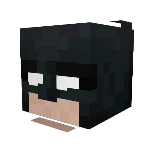 Peakigel Minecraft avatar head, 3D render