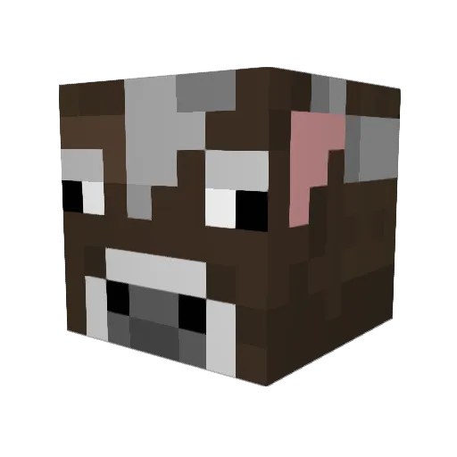 PeakySneenis Minecraft avatar head, 3D render