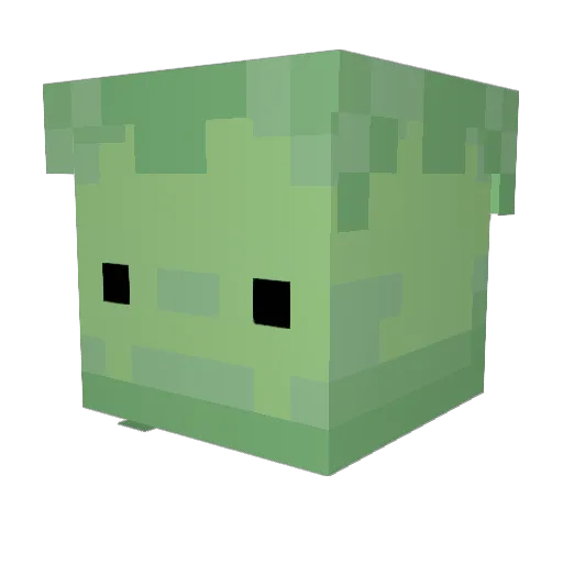 PeanBuns Minecraft avatar head, 3D render