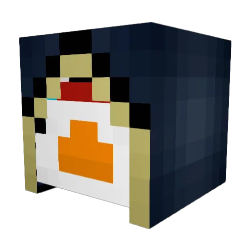 PeanutBoy2008 Minecraft avatar head, 3D render