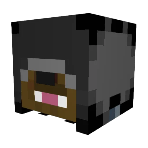 PeanutButterYeti Minecraft avatar head, 3D render