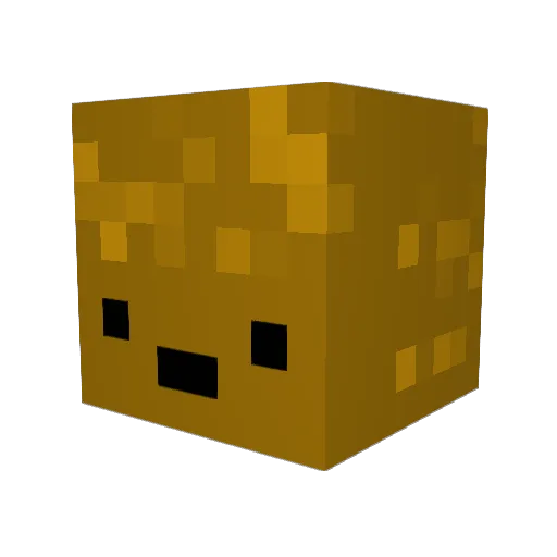 PeanutMasterMind Minecraft avatar head, 3D render