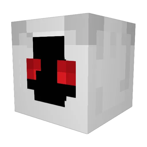 Peanut_Bubba Minecraft avatar head, 3D render