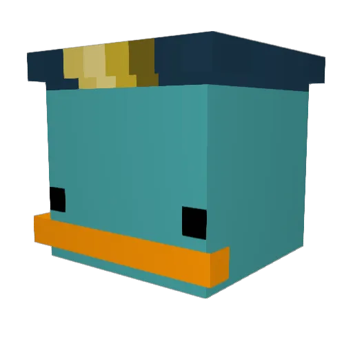 Peanut_Buter Minecraft avatar head, 3D render