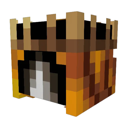 PearDonQuixote Minecraft avatar head, 3D render