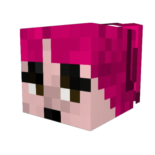 PearExplode Minecraft avatar head, 3D render