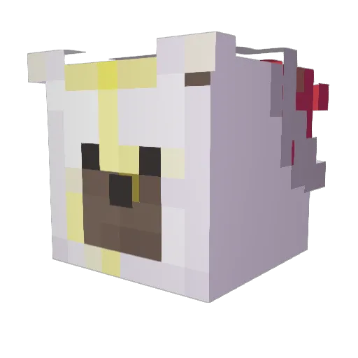 PearJhoo Minecraft avatar head, 3D render