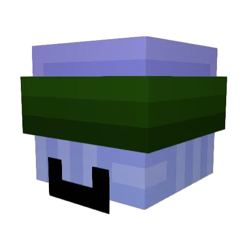 PearSwift Minecraft avatar head, 3D render
