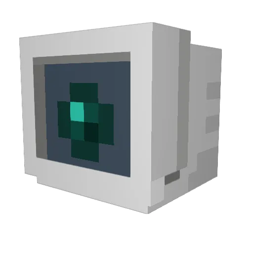 PearlKeeper_04 Minecraft avatar head, 3D render