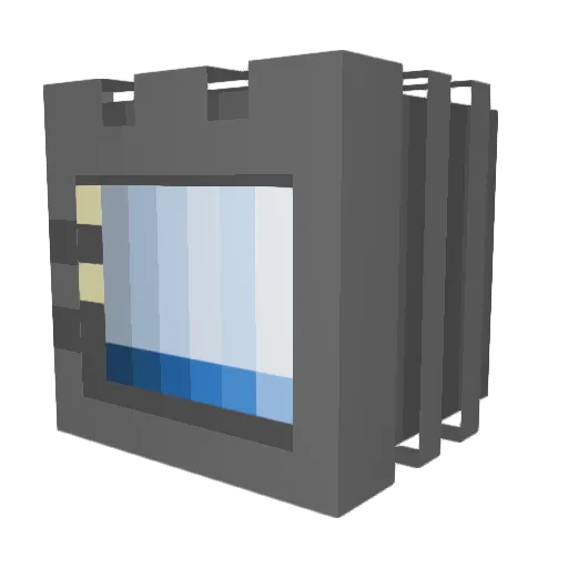 Pearlyjo Minecraft avatar head, 3D render