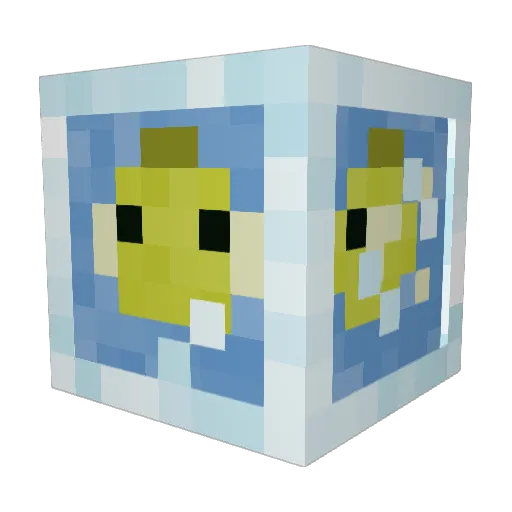 PeaterK Minecraft avatar head, 3D render