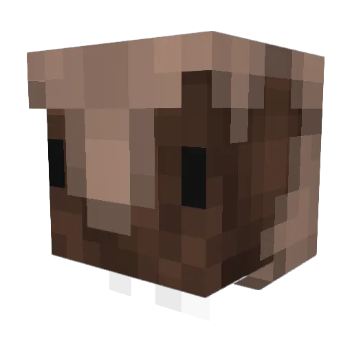 Peba_s Minecraft avatar head, 3D render